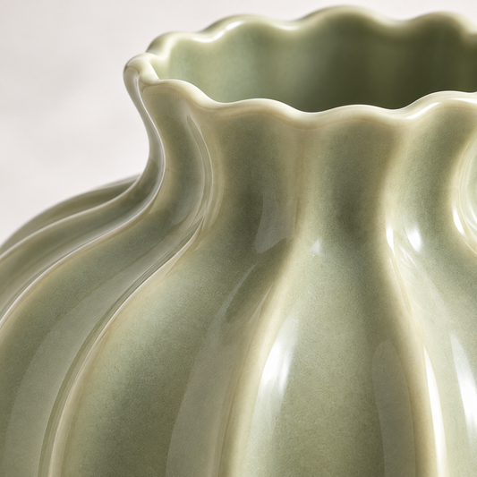 Elara Ripple Vase — detail view