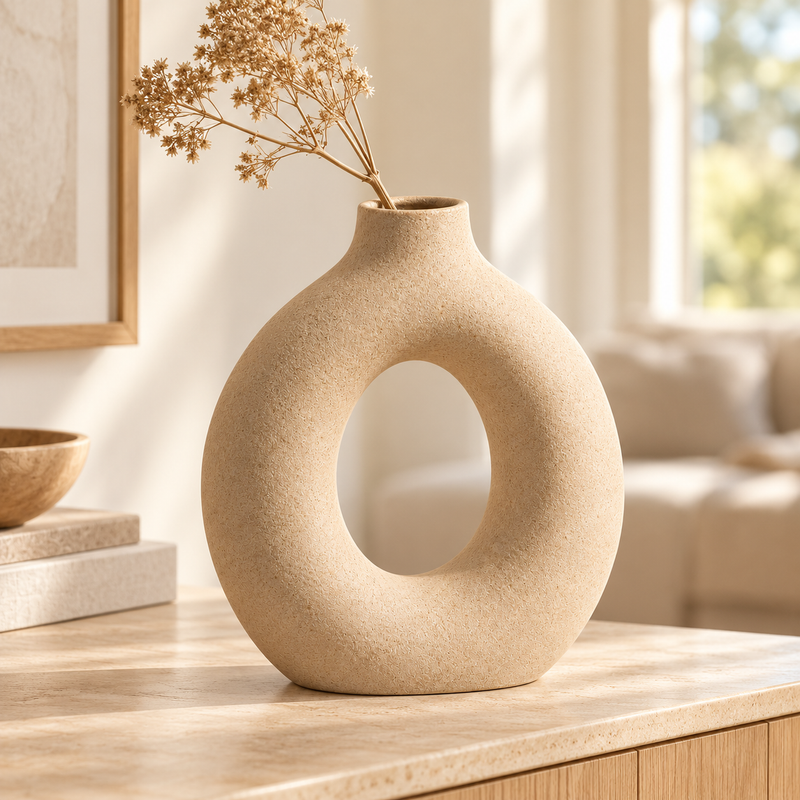 Maren Loop Vase — lifestyle view
