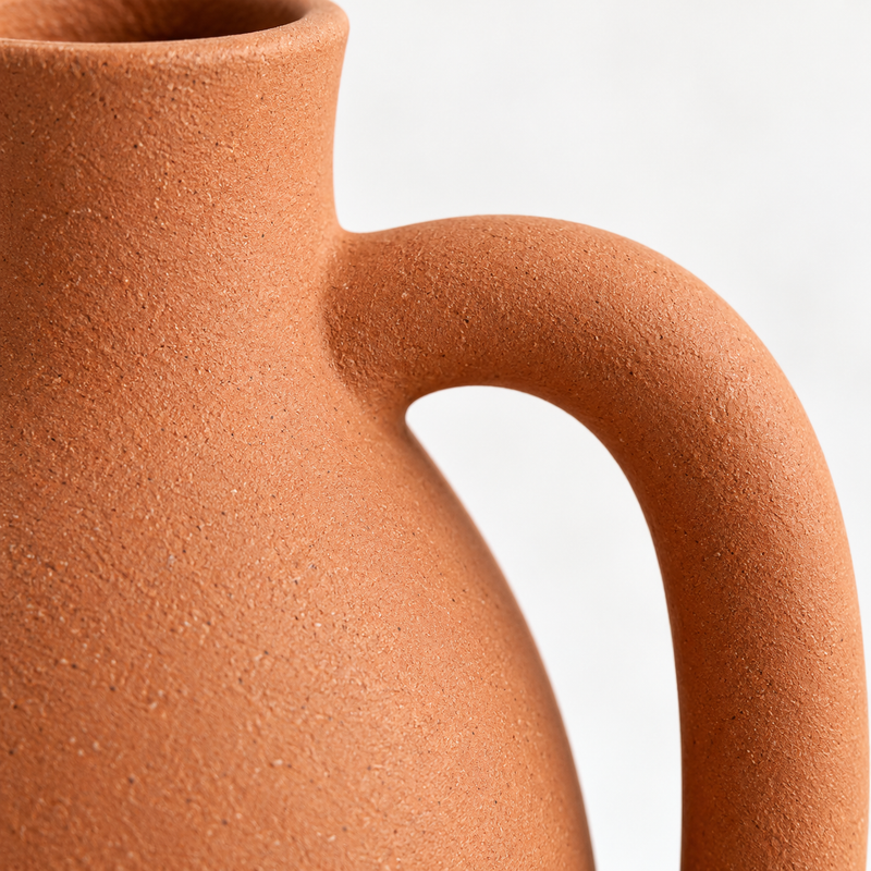 Sienna Arc Vase — detail view